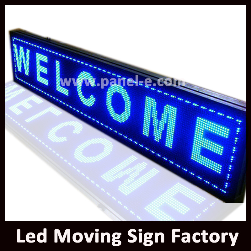 Single Blue led outdoor advertising board 