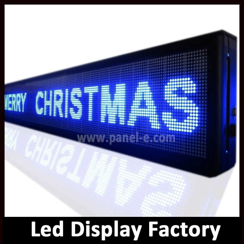 Indoor P4.75mm led running message display sign 